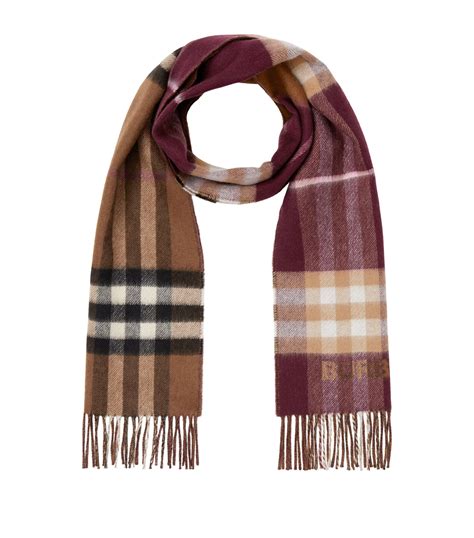 burberry contrast scarf|Burberry cashmere scarf.